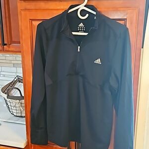 Womens Addidas long sleeve half zip workout top